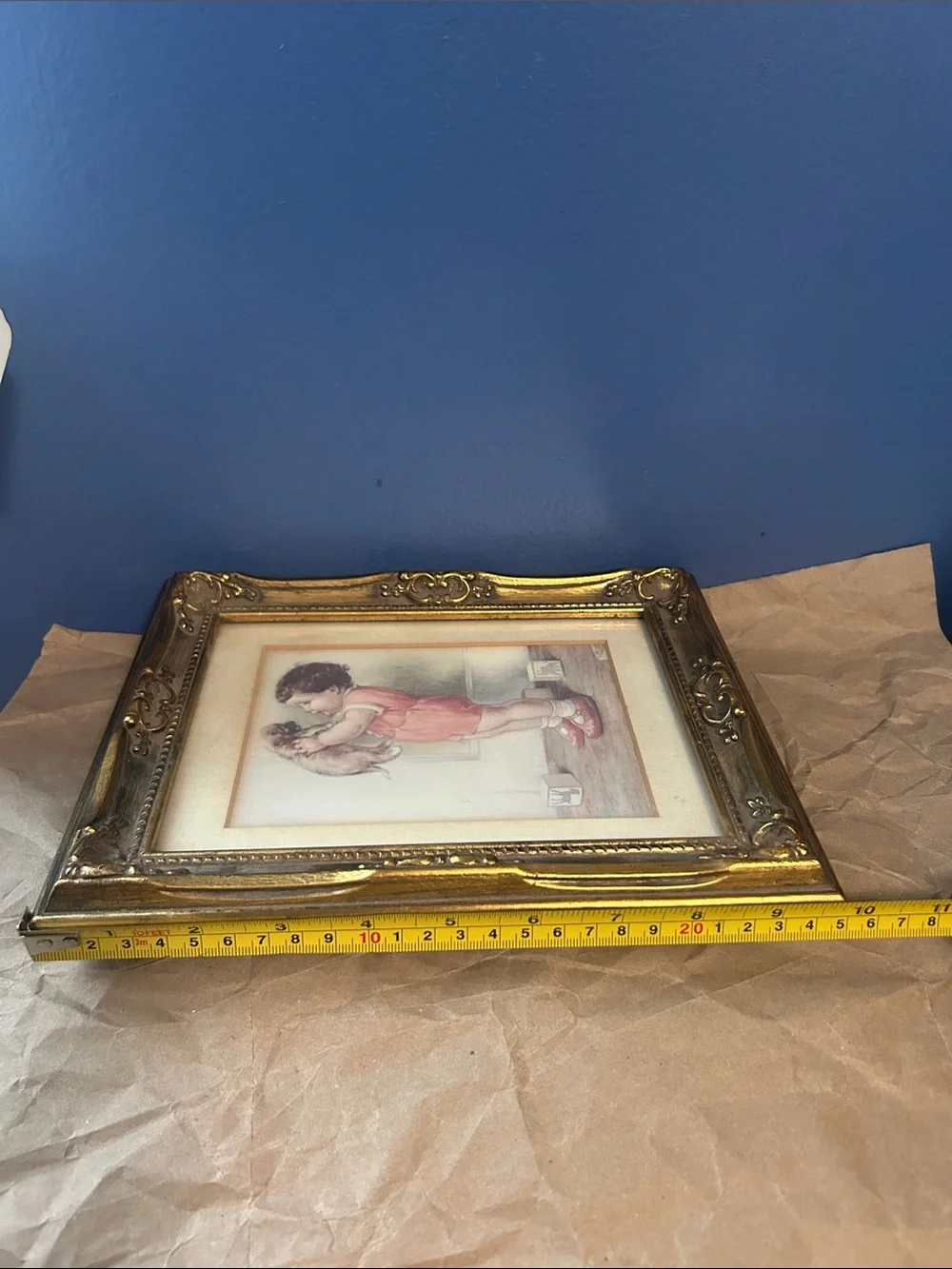 Bessie Pease Gutmann Framed Lithograph Collector Print “Mine” signed